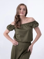 Костюм летний с юбкой на запах