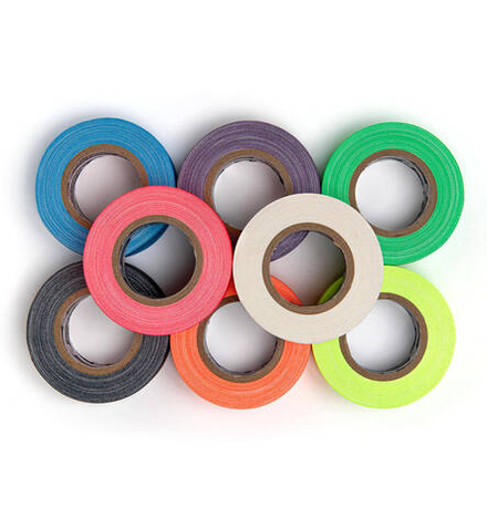 Профессиональный тейп 120mesh @trueGAFF 25мм/9м -  Ярко Розовый /на тканевой основе для киносъемок и сцен тип Gaffer Pro tape /