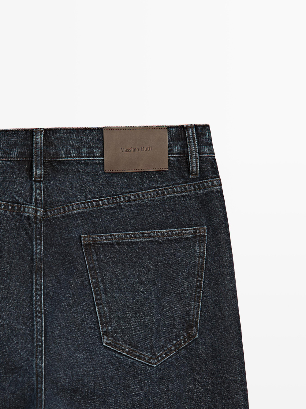 Massimo Dutti Джинсы прямого кроя, синий