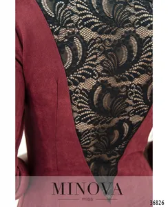 Платье 8621-бордо Minova