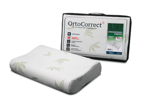Подушка Classic Aloe Vera XL ORTOCORRECT 58х38х10/14