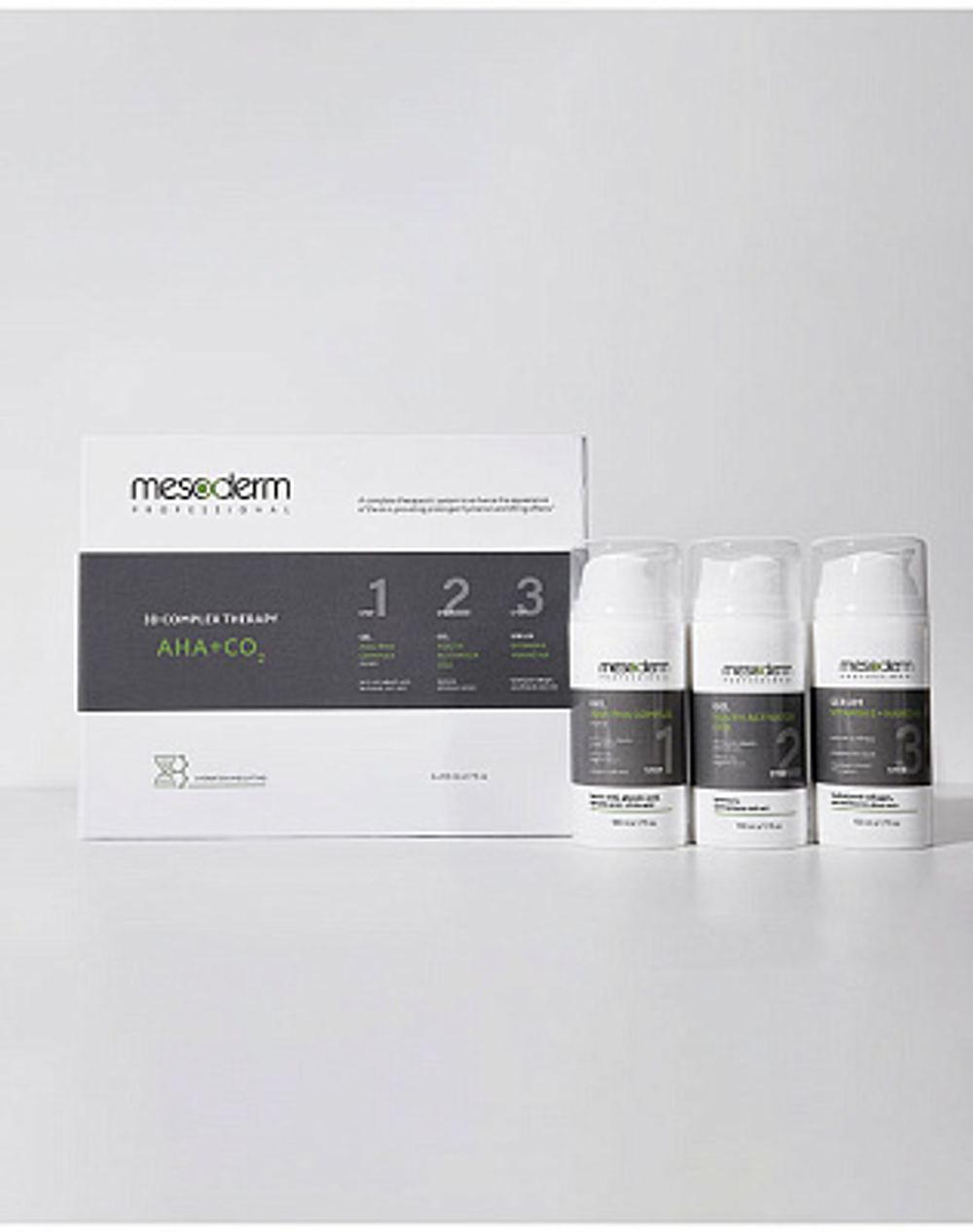 Набор 3D complex therapy AHA + CO2 , MESODERM (Карбокситерапия неинвазивная 3шт*100 мл)