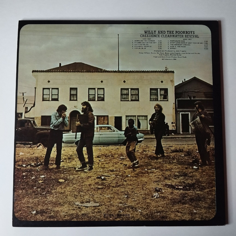 Винтажная виниловая пластинка LP Creedence Clearwater Revival Willy And The Poor Boys (Japan 1969) (No Obi) Fortunate Son