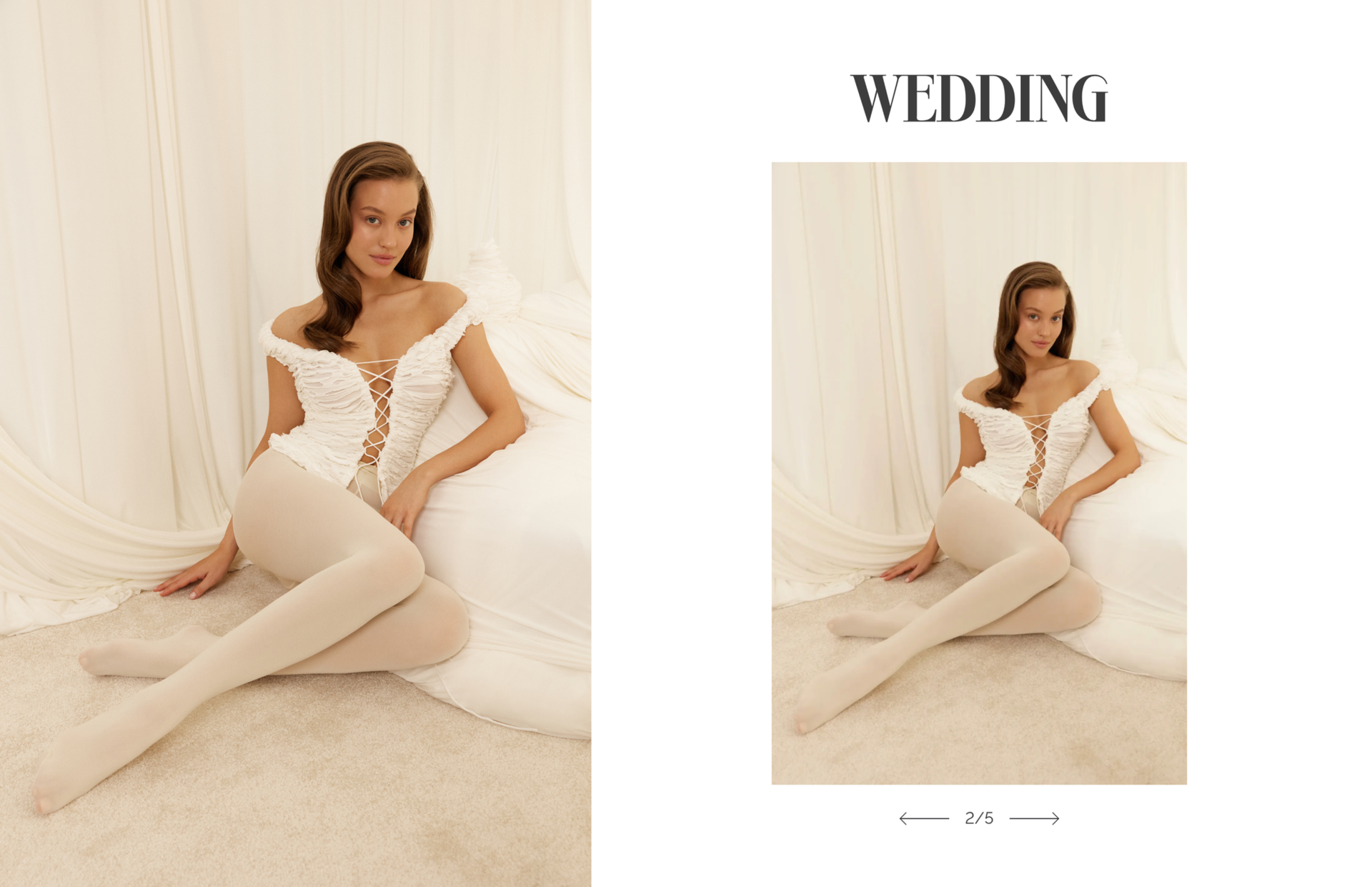 Grace skirt midi и Aurora top - альтернативы для свадебного образа по версии WEDDING MAGAZINE