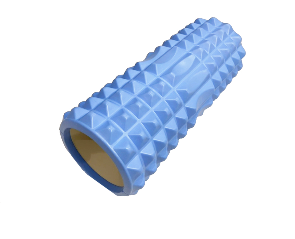 Ролик массажный для йоги Coneli Yoga Semicircle 33x14 см голубой