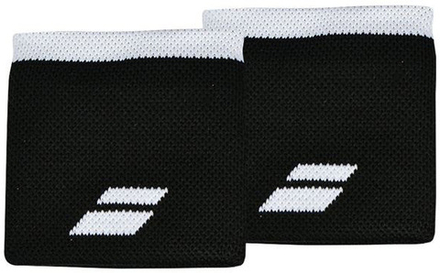 Теннисные напульсники Babolat Logo Wristband - Black