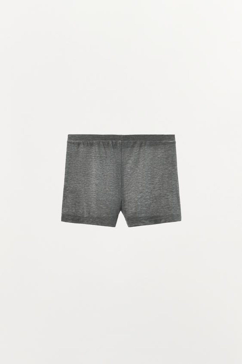 ZARA ШОРТЫ ИЗ СМЕСОВОГО ЛИОЦЕЛЛА НА ПУГОВИЦАХ, СЕРЫЙ