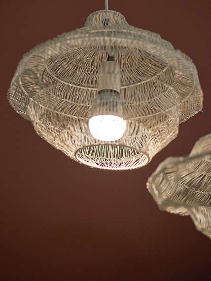 Светильник подвесной vinger, D34х35 см, бежевый