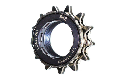 Трещотка BMX DNP LY-13TA83N, 1/2х3/32 13T, резьба M30х1, Cro-Mo, 30 кликов, 8-шлицев, никелированная