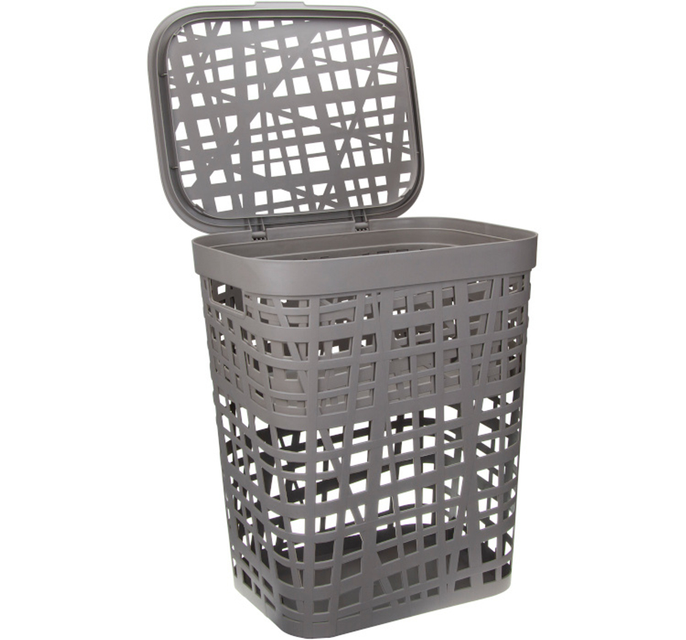 Корзина для белья ХАОС 55л М2619