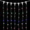 Светодиодный занавес 2*2 м., 400 разноцветных LED ламп, мерцание, прозрачный провод ПВХ, LTC (PCL402BLW-10-2M)
