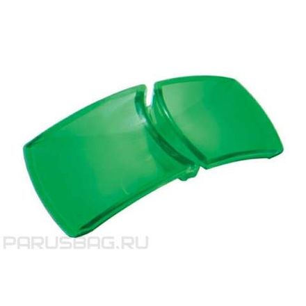 Подставка для визиток настольная, на стикере, зелёная, Action