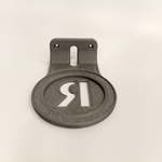 Настенный кронштейн-полка для Яндекс станции мини2 (Яндекс-Алиса), 3D печать, серая