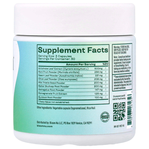 Bloom, Hormone Health, гормональная поддержка, для детоксикации, 90 капсул