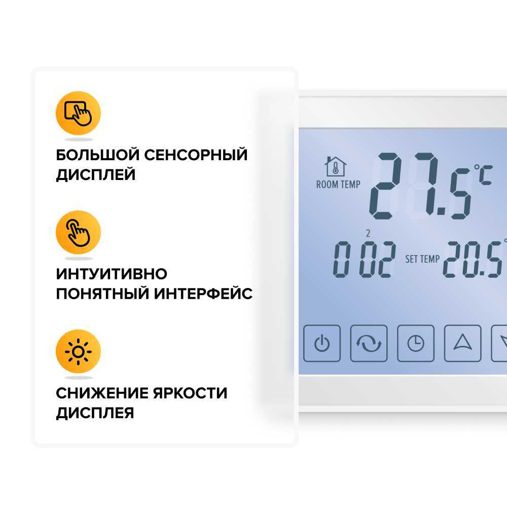 Терморегулятор CALEO SM931, встраиваемый, цифровой, программируемый, 3,5 кВт