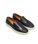 Кожаные мокасины clay_loaf BOSS BLACK - черный(50523929)