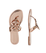 Вьетнамки MILLER TORY BURCH - розовое золото(157535)