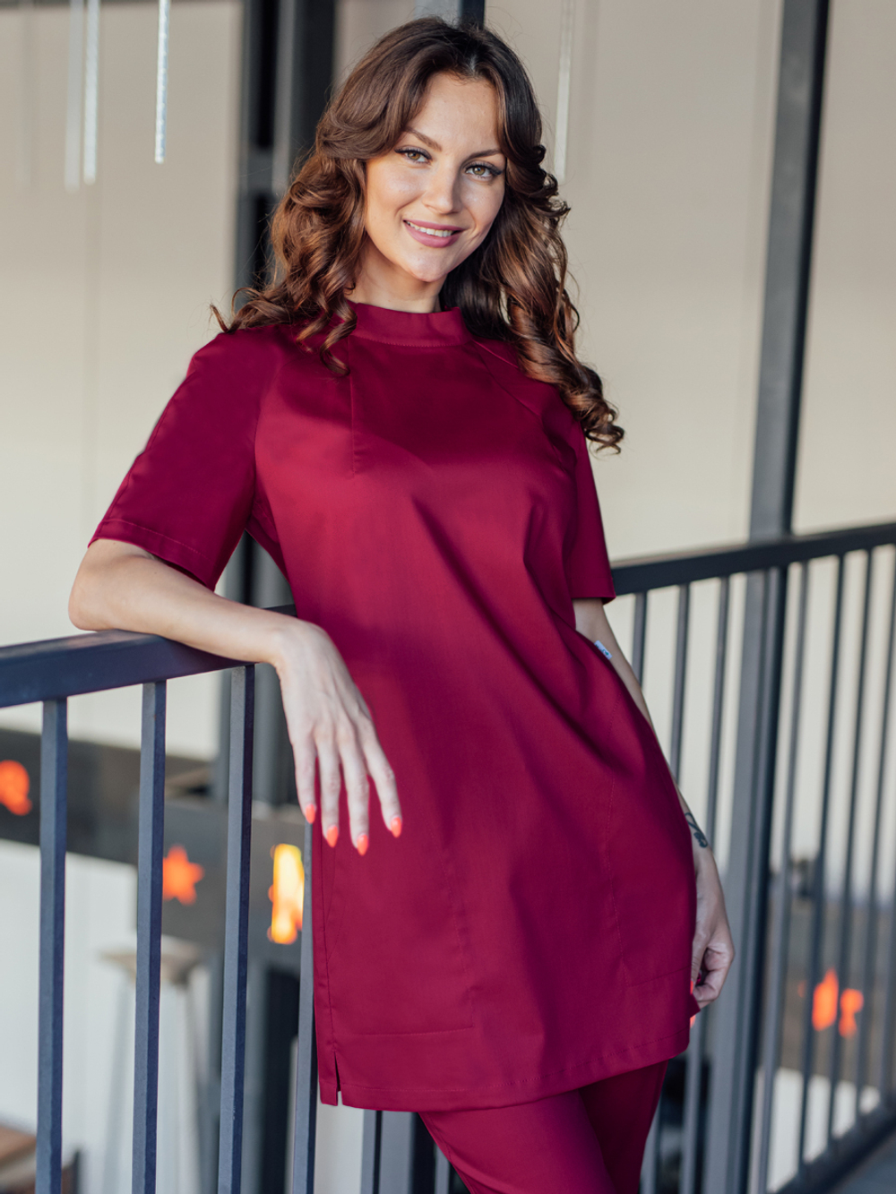 Костюм медицинский женский из клеон экстра