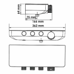 Душевая система WasserKRAFT Elbe A7499.090.116.010.127.011 Thermo хром