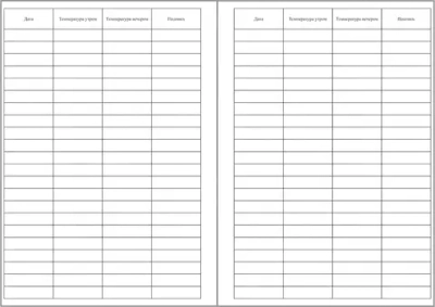 Журнал температурного режима холодильника процедурного кабинета 60 страниц мягкая обложка