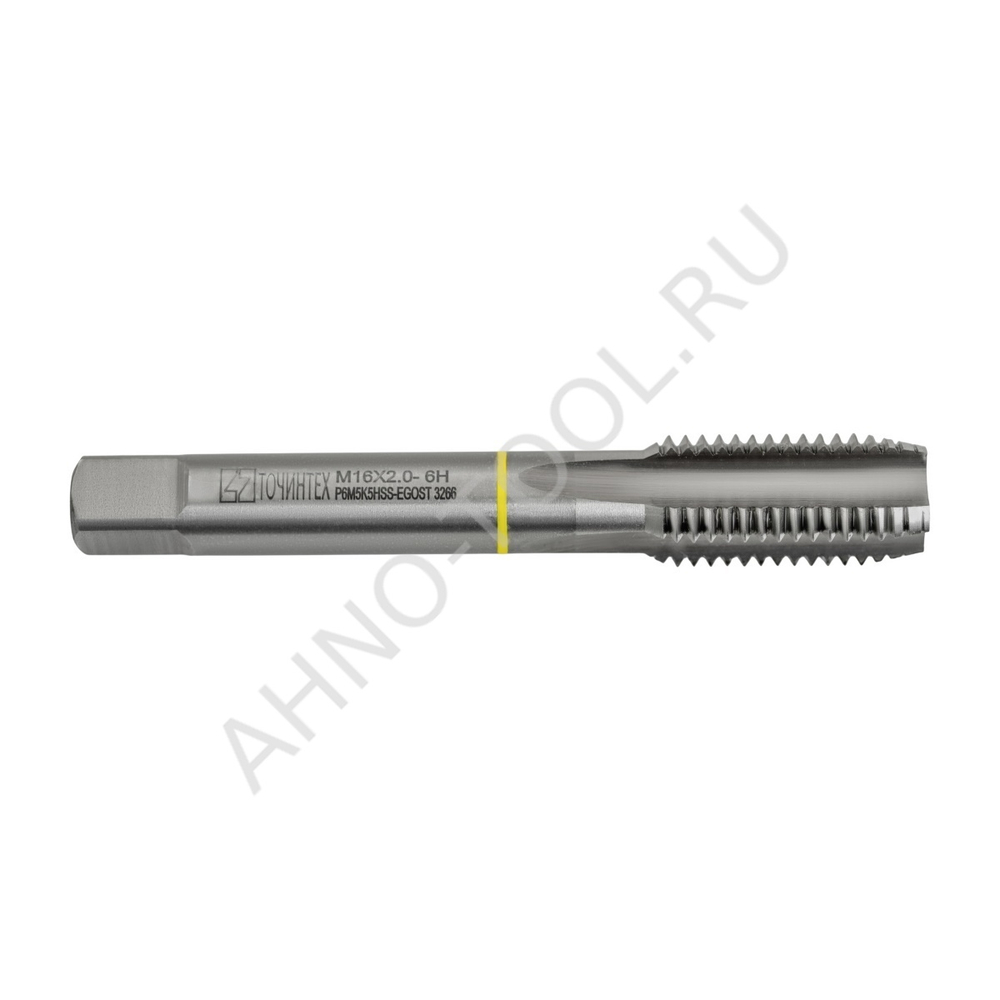 Метчик м/р М16х2,0 Р6М5К5(М35) ГОСТ 3266-81 для глух. с прох. хв. ТОЧИНТЕХ