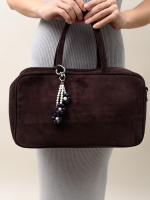 Брелок Flowers с аметистом Silver