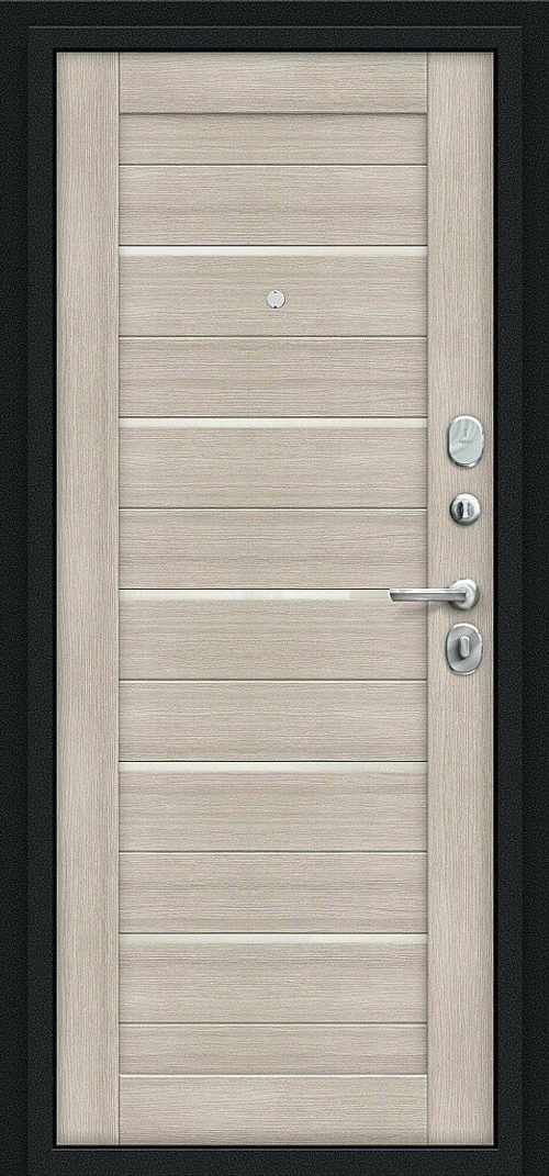 Техно Kale Букле черное/Cappuccino Veralinga 205*96 левое