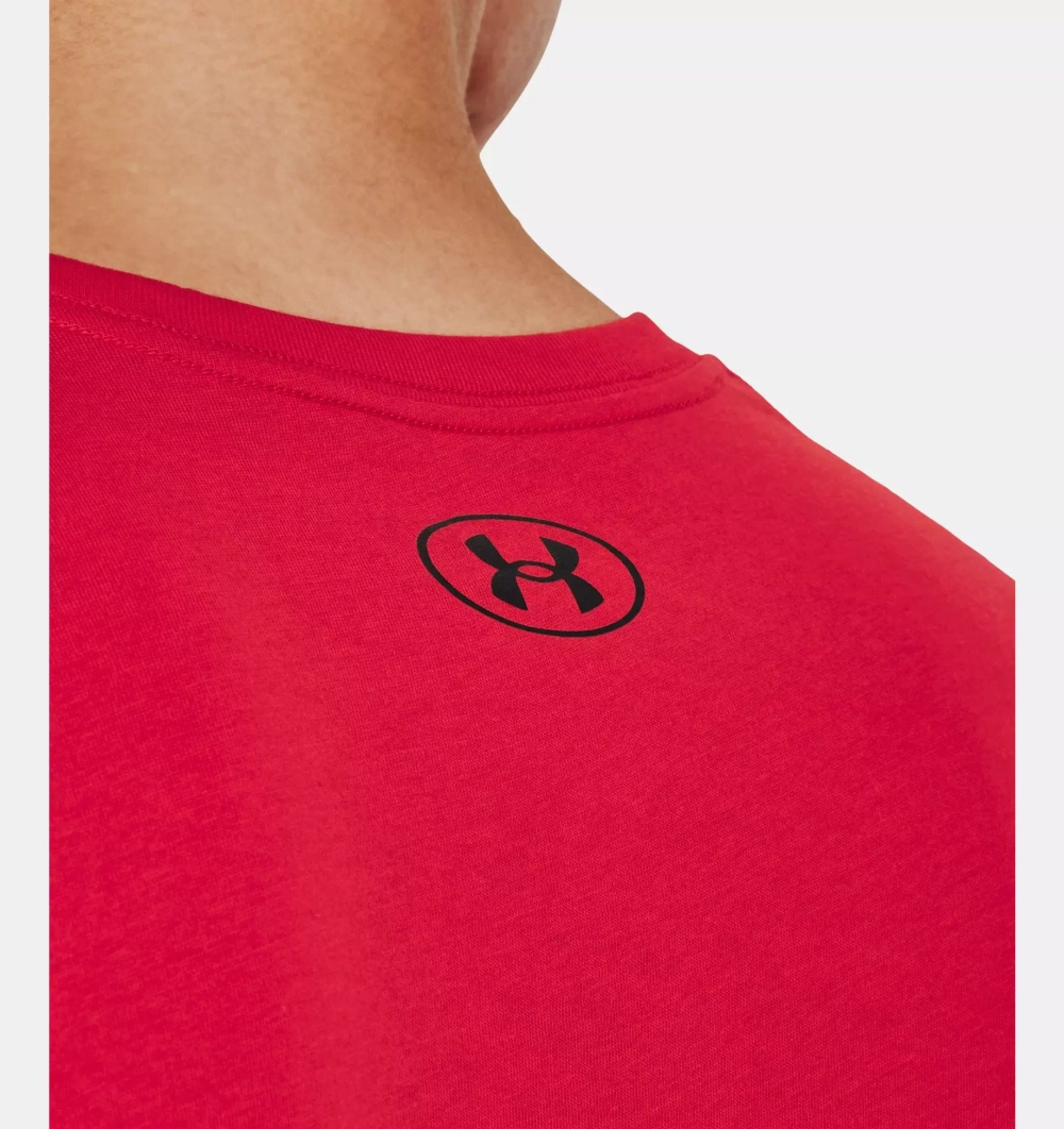 Футболка мужская Under Armour SPORTSTYLE LEFT CHEST SS-RED