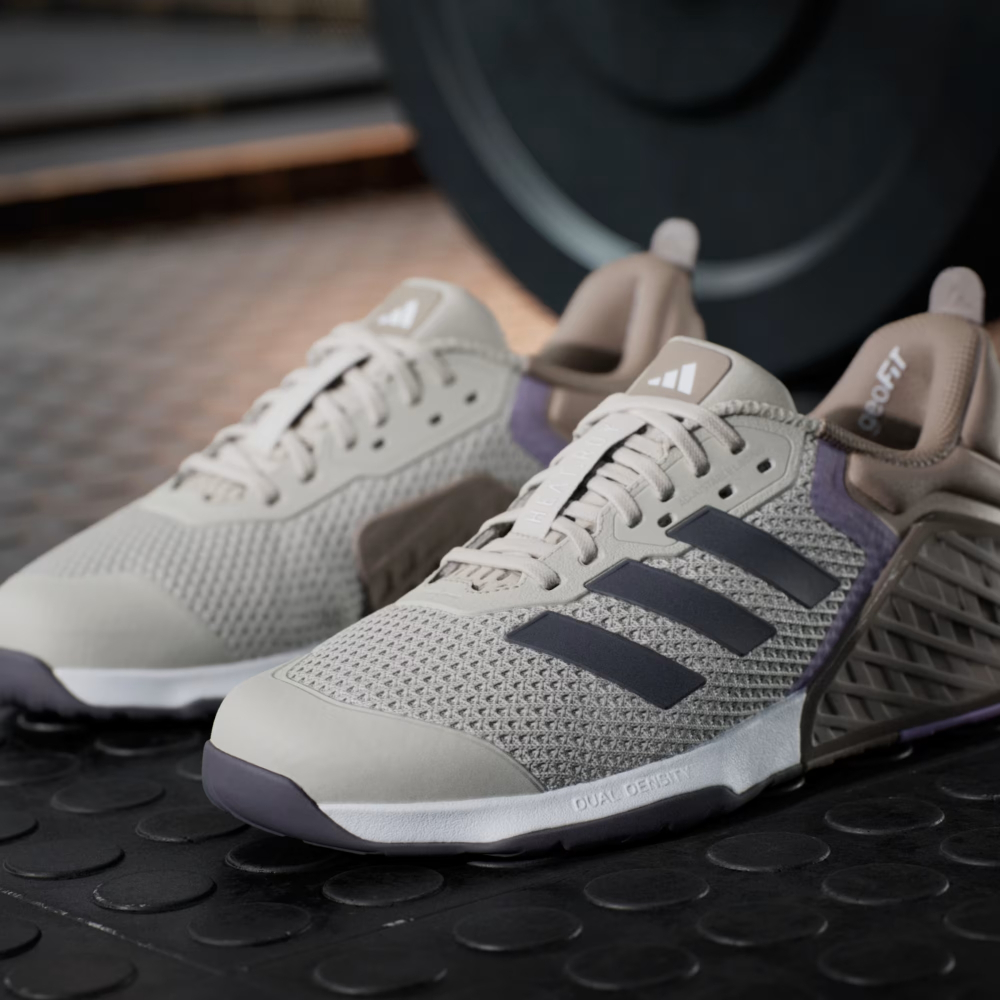 Кроссовки женские Adidas Dropset 3 (Серо-Коричневые)
