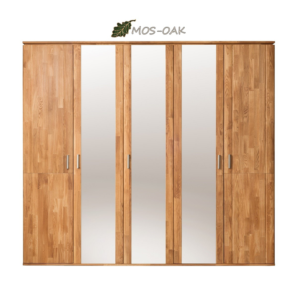 Шкаф платяной 5-дверный Follina из массива дуба