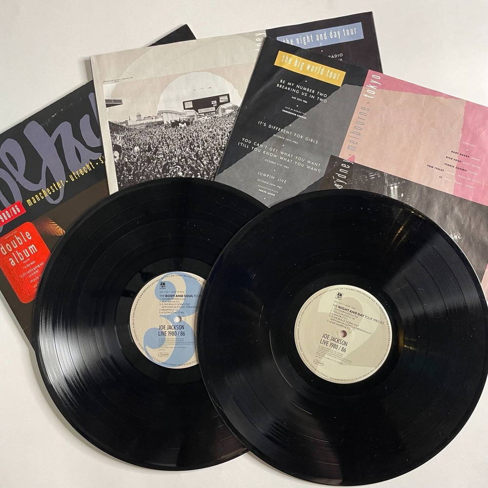 Винтажная виниловая пластинка LP Joe Jackson Live 1980 1986 (Holland 1988)