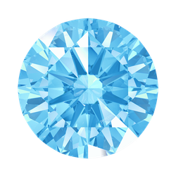 Нежно-голубой фианит "Фенси"