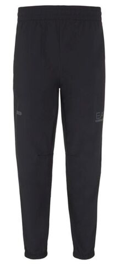 Мужские теннисные штаны EA7 Man Jersey Trouser - black