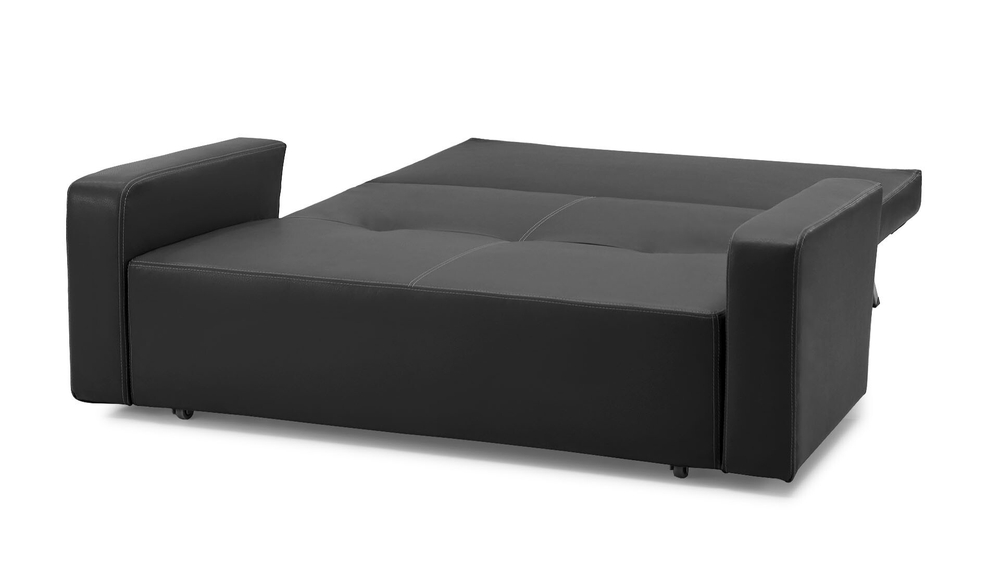 Диван Роин Galaxy Black 152*100*86 см, Черный Экокожа Аккордеон Фиеста