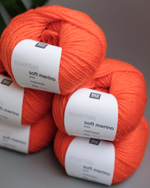 -30% Soft Merino aran 5x50g | coral