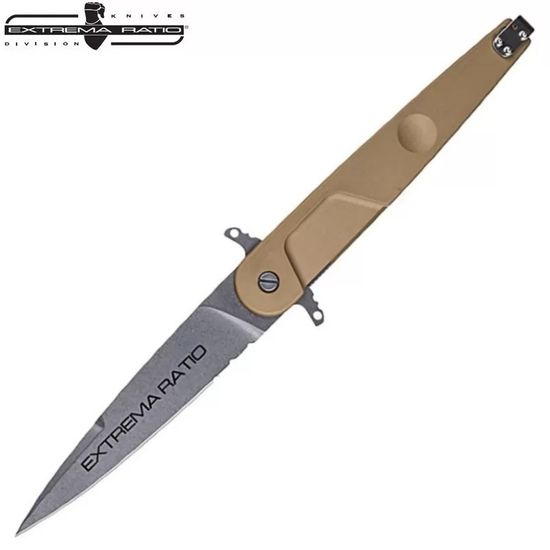 Складной нож Extrema Ratio BD4 Lucky DW - "BD4LUCKY" c клинком из стали Böhler N690, рукоять Anticorodal®