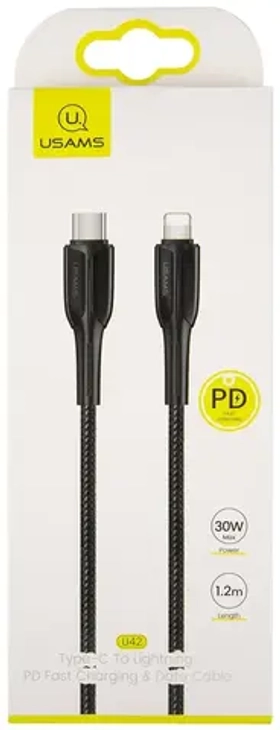 Кабель для Apple USB-C - Lightning Usams Zync Alloy SJ401 PD 1.2 м (в ассорт.)