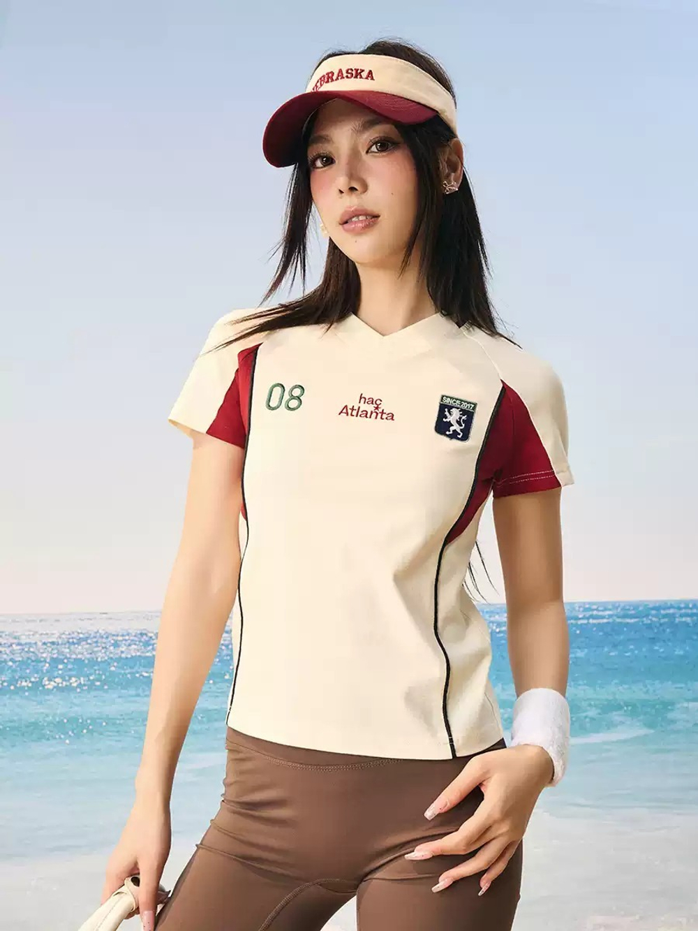 Женская футболка HARSHandCRUEL WMNS "Atlanta" Crop Jersey