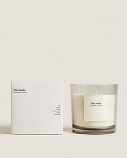 Zara Home - Ароматическая свеча white jasmine, 620 г