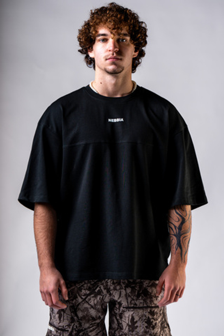 ФУТБОЛКА Oversized Tee POWER 898 ЧЕРНАЯ