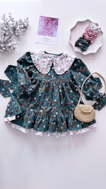 Платье " Николь" с оборкой на юбке