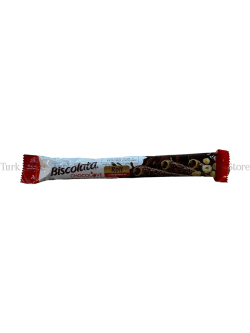 Вафельная трубочка Biscolata Roll с мол. шоколадом с нач. из лесного ореха и фундуком 28 гр