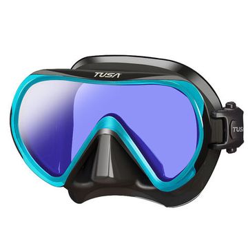 Маска TUSA M-1011 Ino Pro с UV линзами черный/бирюзовый