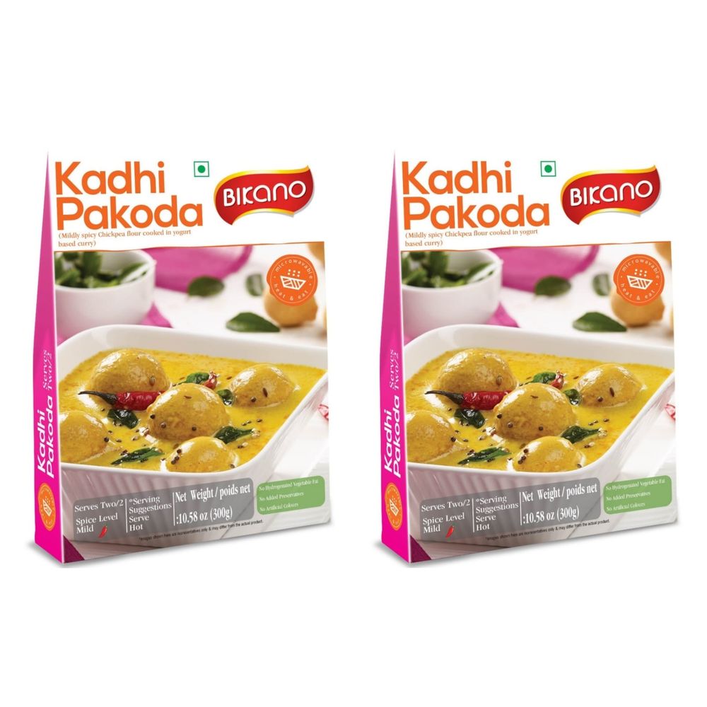 Нутовые шарики в пряном соусе Bikano Kadhi Pakoda 300 г, 2 шт