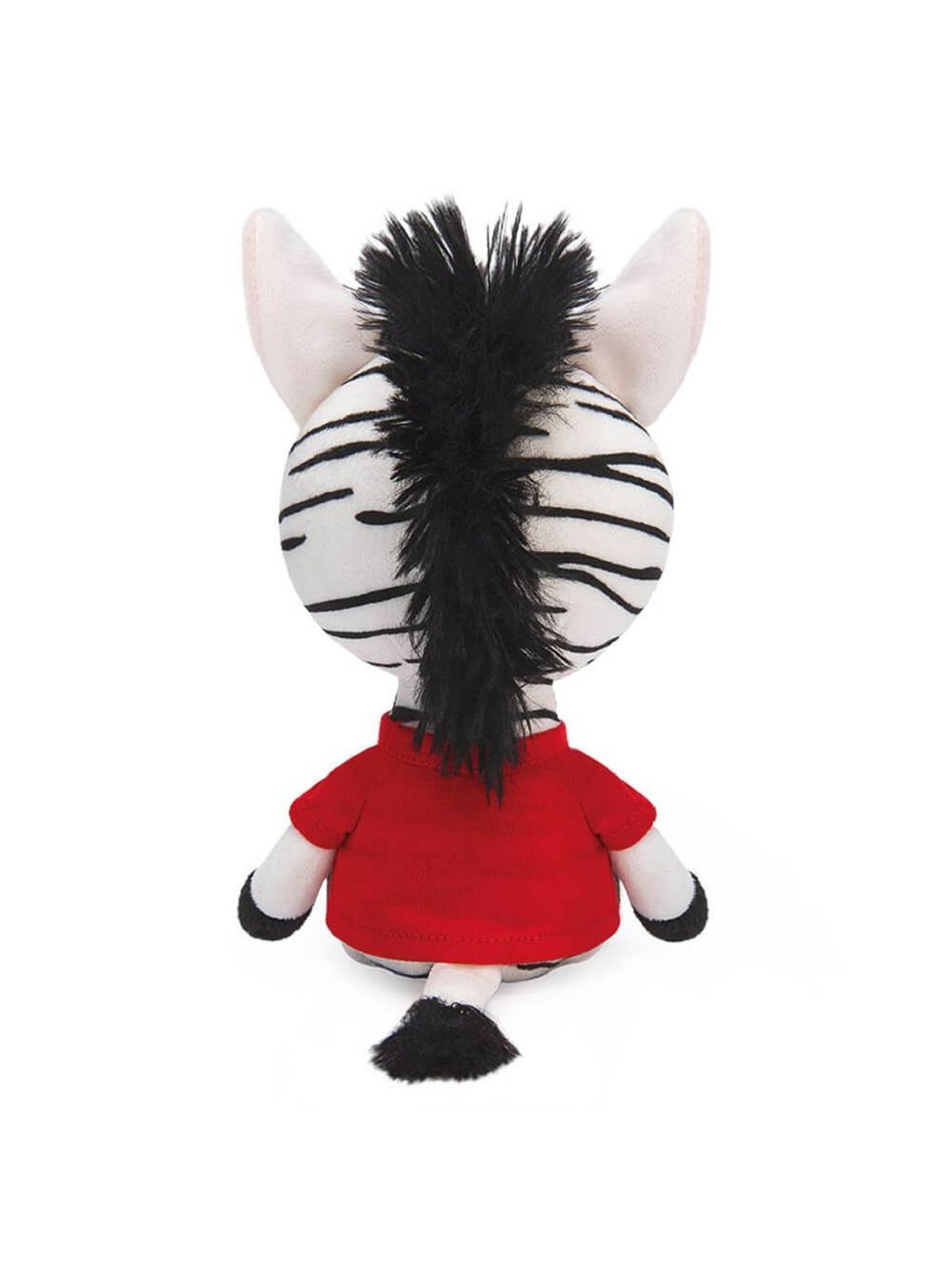 Мягкая игрушка Зебрёнок Зиба в красной футболке (15 см) в коробке