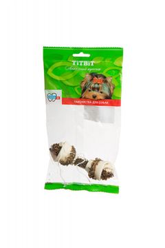 Titbit лакомство для мелких пород собак Кость узловая №3 с Рубцом говяжьим длина 13-15 см, 1 шт.