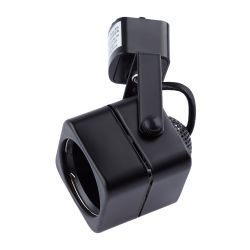 Трековый светильник однофазный ЭРА TR10-GU10 BK под лампу MR16 черный | Однофазные светильники под лампу