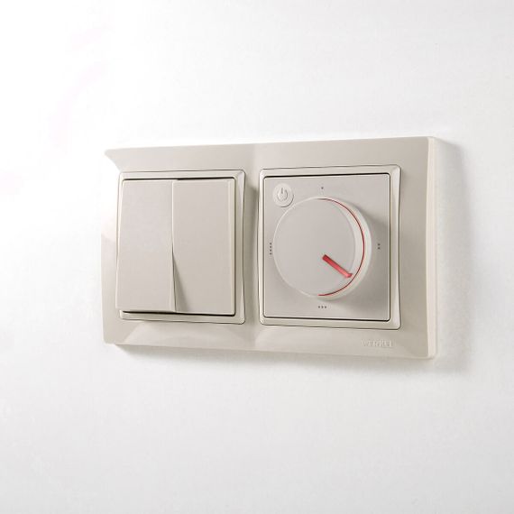 Терморегулятор электромеханический для теплого пола Werkel слоновая кость W1151103 4690389155710