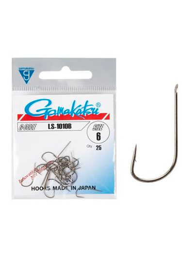 Крючки Gamakatsu LS-1010B HOOKS BRONZE размер 06 (упк.25шт.)