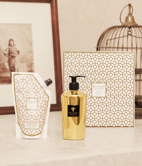 Women in Gold, набор моющий гель для рук и рефилл Cosmetics, Baobab Collection